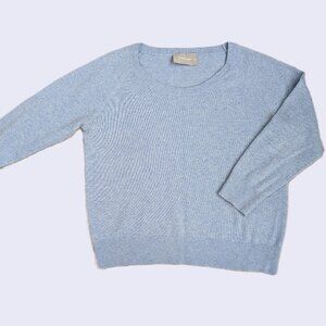 Everlane 100% Cashmere Sweater - Light Blue, Boxy Fit